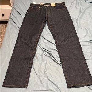 Levi's Men's Dark Blue Straight Jeans